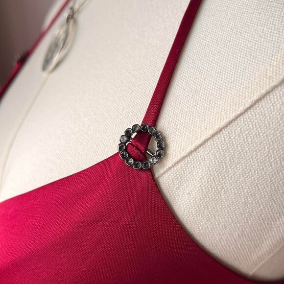 Vintage Express Women's Red Dress - Picture 3 of 7